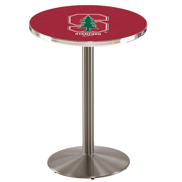 Holland Bar Stool Co 36" Stainless Steel Stanford Pub Table L214S3628Stnfrd - main